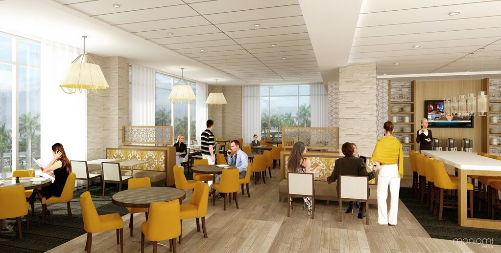 ไฮแอท เพลซ ไมอามี แอร์พอร์ต อีสต์ Hotel Miami Springs ร้านอาหาร รูปภาพ